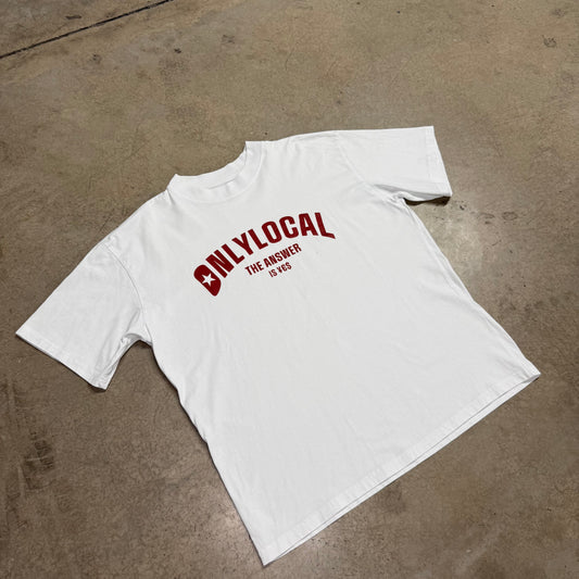 Camiseta Only Local THE ANSWER IS ¥€$ (Oversize)